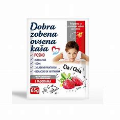 Dobra ovsena kasa cija jagoda 65gr