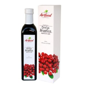 MATIČNI SOK DIVLJE BRUSNICE, ARTFOOD, 500ml NAPICI