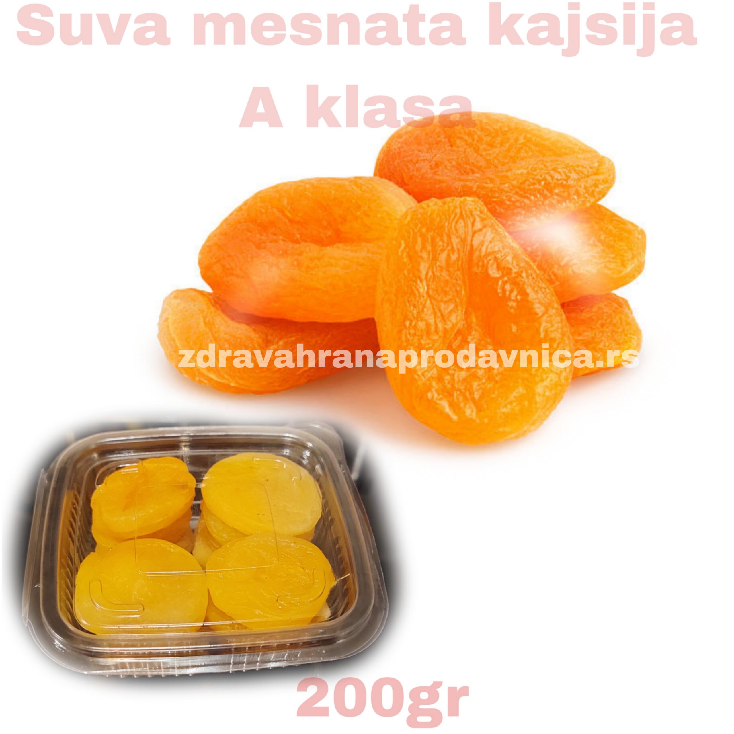 A klasa - Suva kajsija mesnata A klasa 500gr
