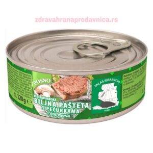 BILJNA PAŠTETA SA PEČURKAMA 120g