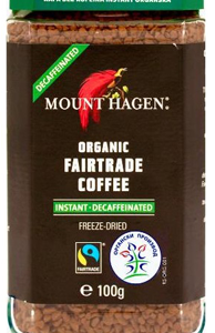 Instant kafa BEZ KOFEINA 100g MOUNT HAGEN – organski proizvod