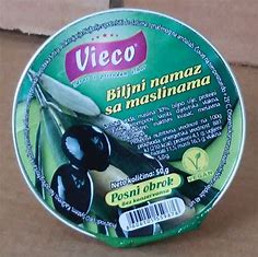 Pasteta maslina 50g Vieco