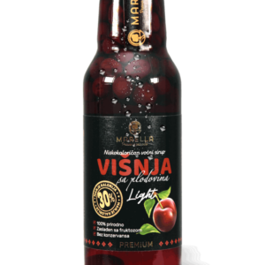 Niskokalorični voćni sirup od VIŠNJE sa plodovima