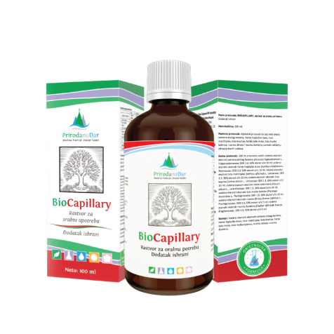 BIOCAPILARY-KAPI.png BioCapilary kapi za cirkulaciju i čišćenje krvnih sudova, arterija, kapilara i vena 100 ml