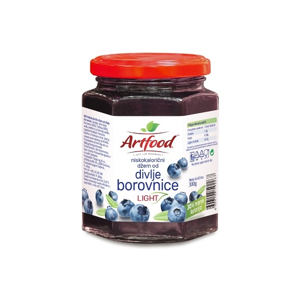 Dzem-divlje-borovnice.jpg DŽEM OD DIVLJIH BOROVNICA LIGHT ARTFOOD 300G