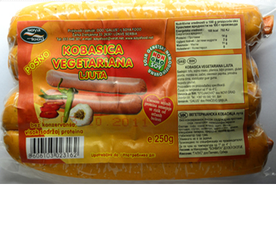 Kobasica ljuta vegetarijana 250g Soya food posno