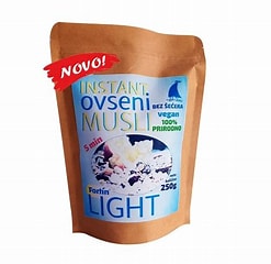 INSTANT OVSENI MUSLI LIGHT 250g FORTIN