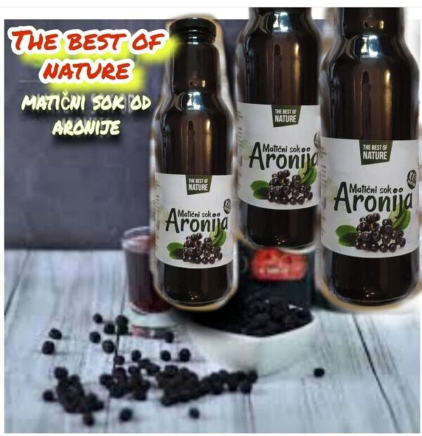 Maticni sok 100% aronija 750ml The best of nature