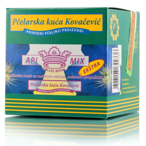 apimix-extra.webp Apimix extra 450 g Pčelarska kuća Kovačević