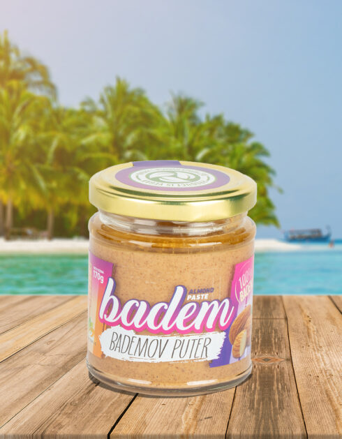 badem-puter.jpg Puter od badema 170g Hyperic