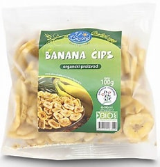 Banana cips 100g Bio Spaj