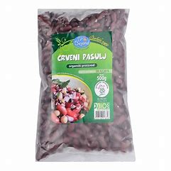 crveni-pasulj.jpg Pasulj crveni 450g organski proizvod – Bio Spajz