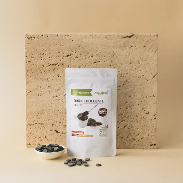 dark-chocolate.webp Crna čokolada u kapljicama 100g (Dark Chocolate Drops) We are one