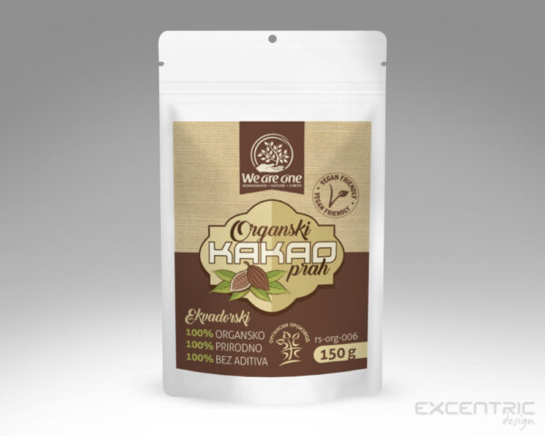 Kakao prah ekvadorski 150gr organski proizvod (beli)– We are one