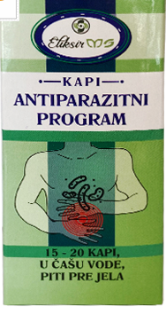 Biljne kapi antiparazitni program 30ml Eliksir