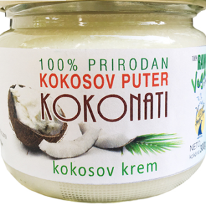 Kokosov puter krem 300gr – sirov, hladno ceđen