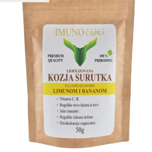 kozja-limun-e1670195473839.png Liofilizovana kozja surutka sa limunom i bananom 50gr – The best of nature