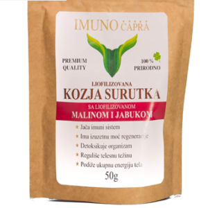 kozja-malina-e1670194748858.png Liofilizovana kozja surutka sa liofilizovanom malinom i jabukom 50gr – The best of nature