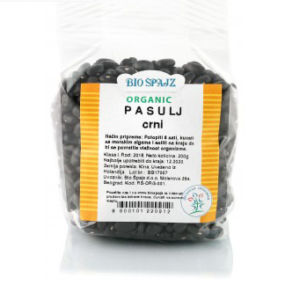 Pasulj crni 200g organski proizvod – Bio Špajz