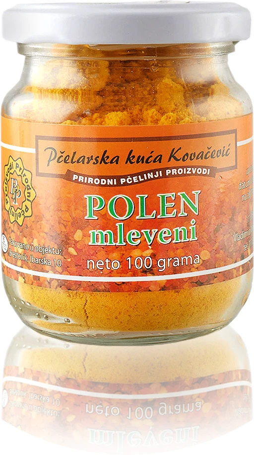 polen-mleveni.webp Polen mleveni 100 g Pčelarska kuća Kovačević