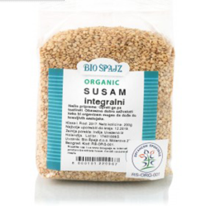 Integralni susam 200g – organski proizvod Bio Spajz