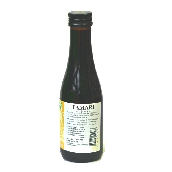 Tamari soja sos 200ml Mitoku