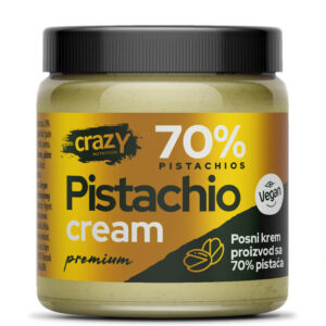 Premium posni pistać krem 70% pistaća 190 g Crazy Nutrition