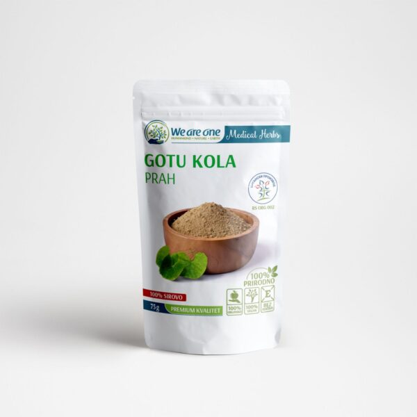 Gotu kola organski prah 75 g We Are One
